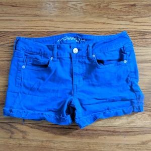 American eagle royal blue shorts